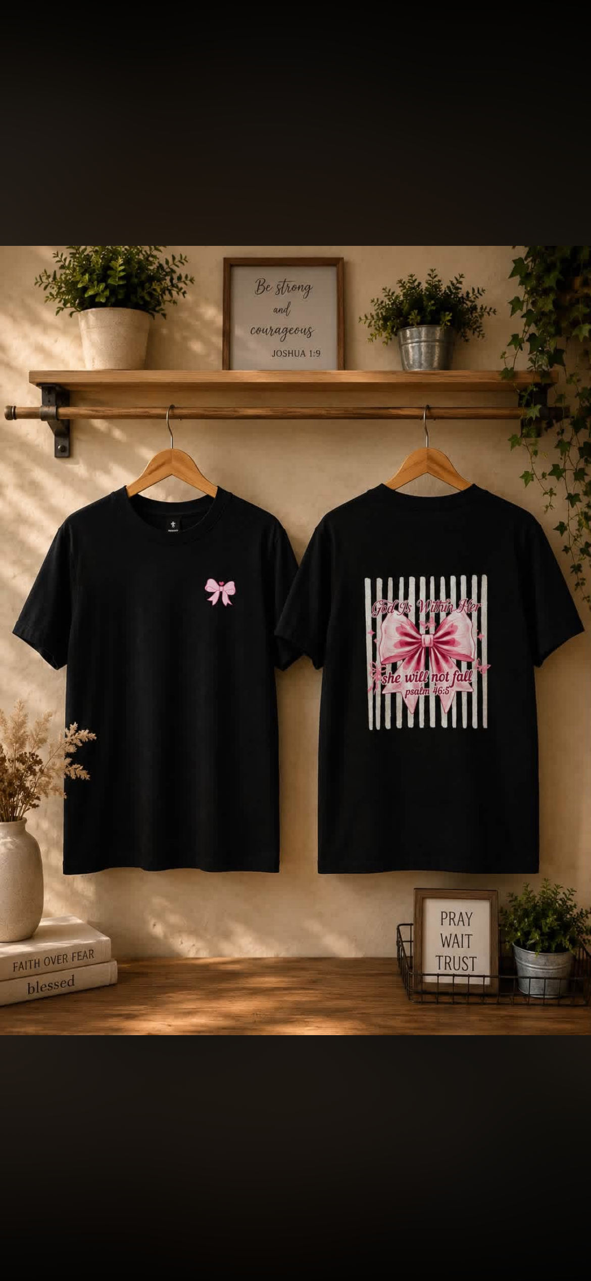 God is within her tee