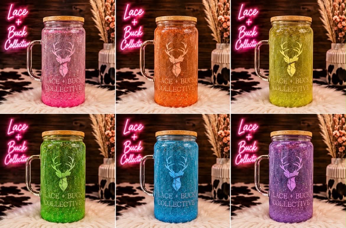 Glitter cup